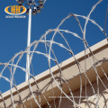 Hot dip Galvanized razor barbed wire fence